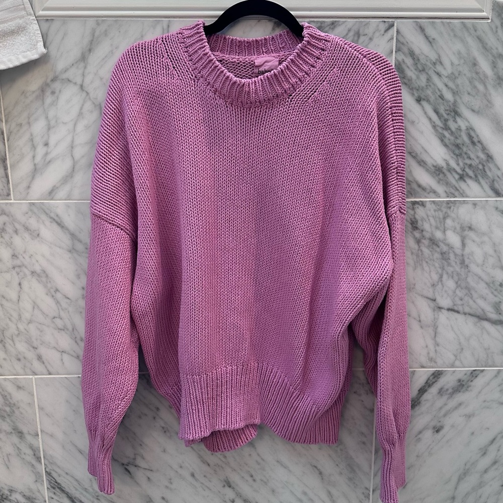 Like New Babaa No 16 cotton Jumper pink OS